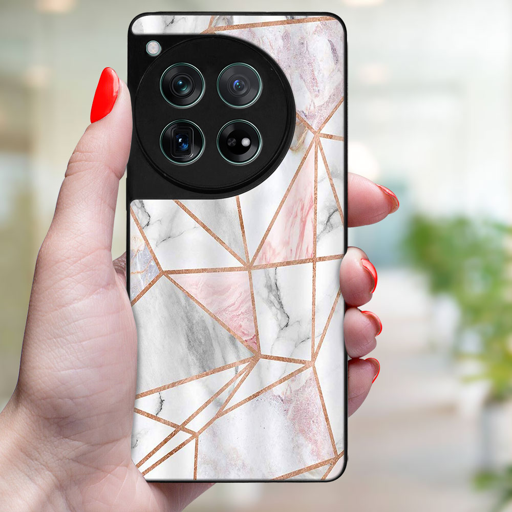 MY ART Védőburkolat: OnePlus 12 PINK MARBLE (143) termék 2. képe