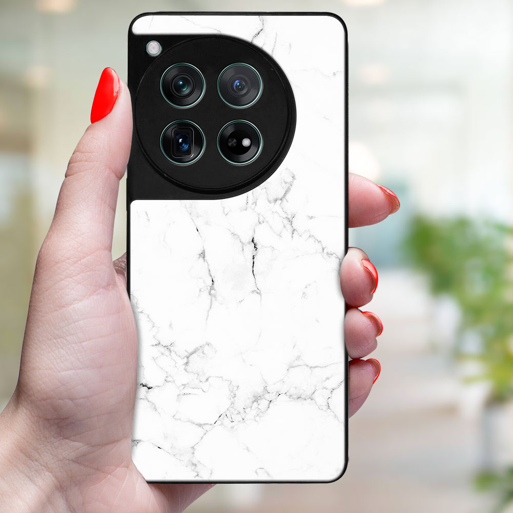 MY ART Védőburkolat: OnePlus 12 WHITE MARBLE (144) termék 2. képe