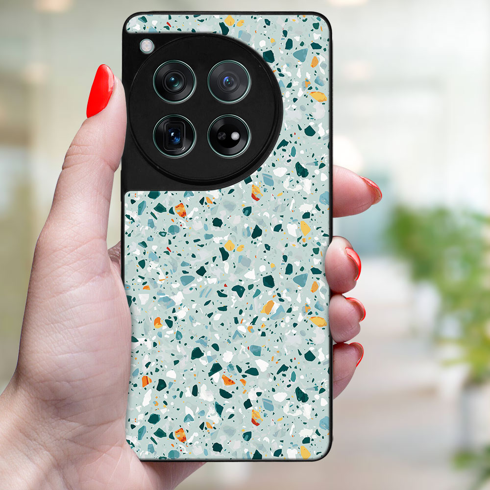 MY ART Védőburkolat: OnePlus 12 BLUE TERRAZZO (164) termék 2. képe