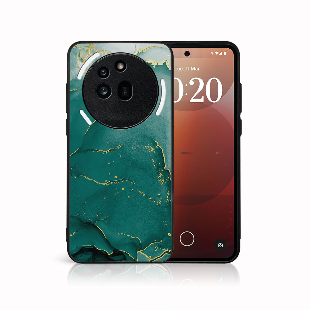 MY ART Védőtok Nothing Phone (3a) Pro GREEN MARBLE (145) készülékhez akciós termékkép 1