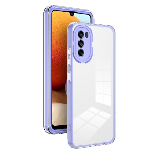 CRYSTAL Védőburkolat Motorola Moto G62 5G lila akciós termékkép 1