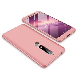 360° védőtok Nokia 6.1 rózsaszín telefonhoz