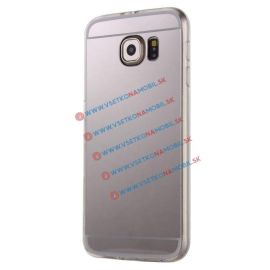 Tükör szilikon borítás Samsung Galaxy S7 Edge ezüst