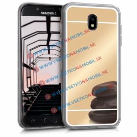 Tükör szilikon borítás Samsung Galaxy J7 2017 (J730) arany