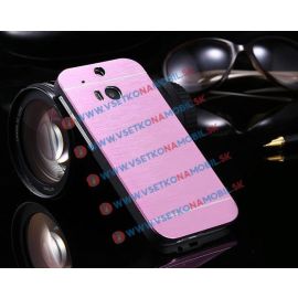 HTC One M8 alumínium borítás rózsaszín