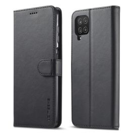 IMEEKE pénztárcavédő Samsung Galaxy A12 / M12 fekete