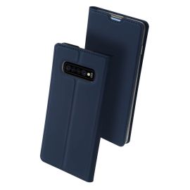 DUX Wallet tok Samsung Galaxy S10 kék