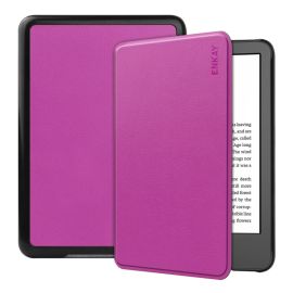 ENKAY LEATHER Flip tok Amazon Kindle 2022 (11. generációs) lila készülékhez