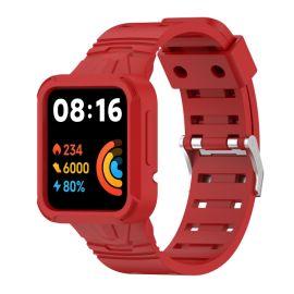 GLACIER Védőtok szíjjal Xiaomi Redmi Watch 2 Lite piros