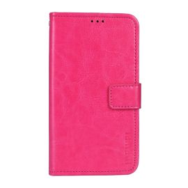 IDEWEI Wallet tok Motorola Moto G60s rózsaszín