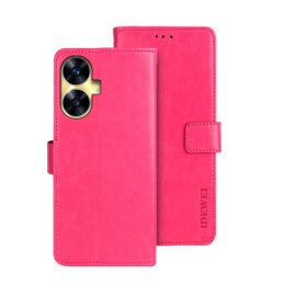 IDEWEI Realme C55 pénztárcavédő rózsaszín