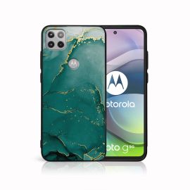 MY ART Védőburkolat Motorola Moto G 5G GREEN MARBLE (145)