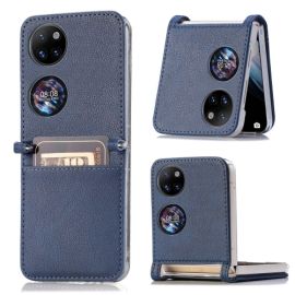 LITCHI Védőburkolat Huawei P50 Pocket kék