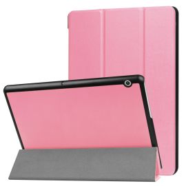 LEATHER Flip tok Huawei MediaPad T3 10 rózsaszín