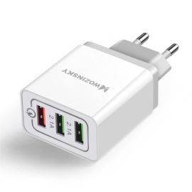 WOZINSKY Hálózati töltő 3x USB Quick Charge 3.0 fehér