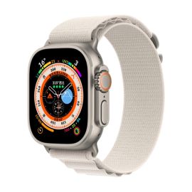 NYLON Cserélhető szíj Apple Watch Ultra 1 / 2 (49mm) / 8/7 (45mm) bézs színű