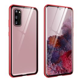 360° mágneses burkolat Samsung Galaxy S20 FE piros