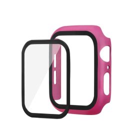 ENKAY tok edzett üveggel Apple Watch 6 / SE / 5 / 4 40mm rózsaszín