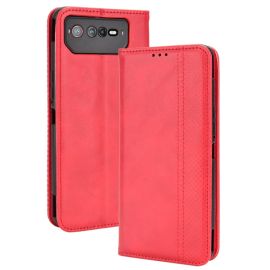 BUSINESS Pénztárca borító Asus ROG Phone 6 / ROG Phone 6 Pro piros