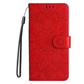 ART MANDALA pénztárca tok Honor X7 piros