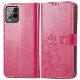 ART FLOWERS T Phone Pro / T Phone Pro 2023 pénztárcavédő sötét rózsaszín