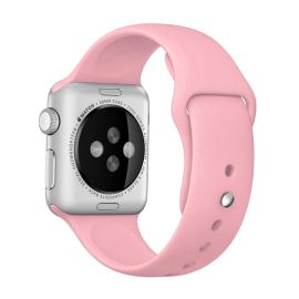 RUBBER szíj Apple Watch 9 / 8 / 7 (45mm) / 6 / SE / 5/4 (44 mm) / 3/2/1 (42 mm) rózsaszín