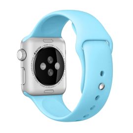 RUBBER szíj Apple Watch 9 / 8 / 7 (45mm) / 6 / SE / 5/4 (44 mm) / 3/2/1 (42 mm) kék