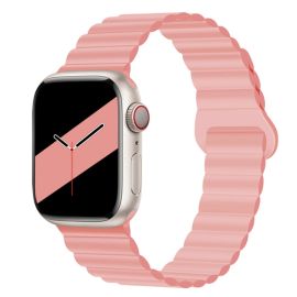REVERSE szilikon szíj Apple Watch 8 / 7 (41mm) / 6 / SE / 5 / 4 (40 mm) / 3 / 2 / 1 (38 mm) rózsaszín