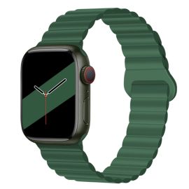 REVERSE szilikon szíj Apple Watch 9 / 8 / 7 (45mm) / 6 / SE / 5 / 4 (44 mm) / 3 / 2 / 1 (42 mm) zöld