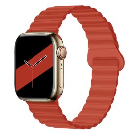 REVERSE szilikon szíj Apple Watch 9 / 8 / 7 (45mm) / 6 / SE / 5 / 4 (44 mm) / 3 / 2 / 1 (42 mm) piros