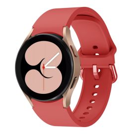 SZILIKON szíj Samsung Galaxy Watch 5 (40mm / 44mm) 5 Pro 45mm piros