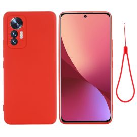 RUBBER Xiaomi 12 Lite piros védőburkolat