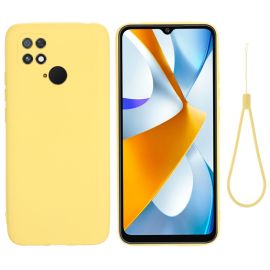 RUBBER Xiaomi Poco C40 védőburkolat sárga