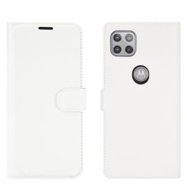 LITCHI pénztárcavédő Motorola Moto G 5G fehér