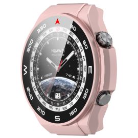 PC TELJES BORÍTÁS Műanyag borítás üveggel Huawei Watch Ultimate rózsaszín