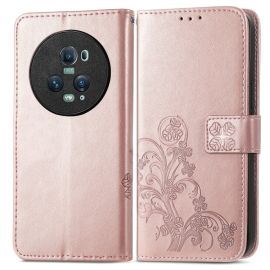 ART FLOWER S Tárcahuzat Honor Magic5 Pro 5G világos rózsaszín