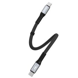 DUDADO L10C 100 W-os USB Type-C kábel - USB Type-C 0,23 m fekete