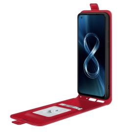 Flip tok Asus Zenfone 8 (ZS590KS) piros