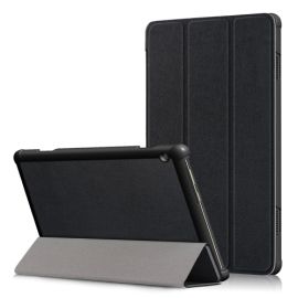 LEATHER Flip borító Lenovo Tab M10 (X605F / X505L / X505F / ZA4G0019CZ / ZA480034CZ) fekete