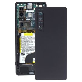Hátlap (akkumulátor fedél) Sony Xperia 1 II fekete