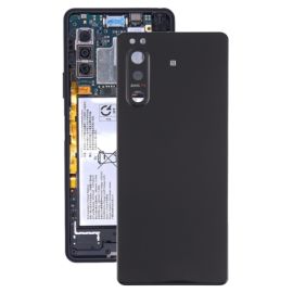 Hátlap (akkumulátorfedél) Sony Xperia 5 II fekete