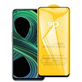 3D Edzett üveg Realme 8 5G fekete