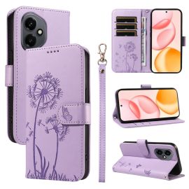 ART DANDELION Pénztárca tok Honor 400 5G lila színhez