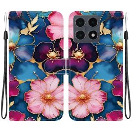 ART Pénztárca tok Xiaomi 15T COLORFUL BLOSSOM telefonhoz