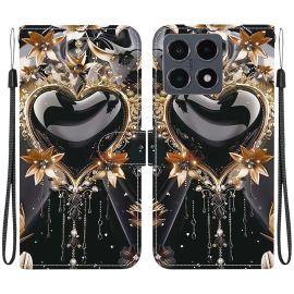 ART Pénztárca tok Xiaomi 15T BLACK HEART készülékhez