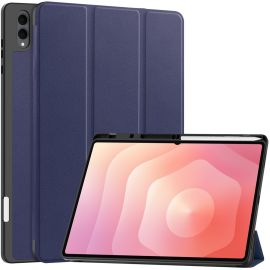 LEATHER Flip tok Samsung Galaxy Tab S11 Ultra kék