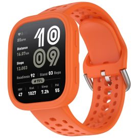 PROTEMIO COVER SET Szíj + tok Amazfit Bip 6 órához, narancssárga