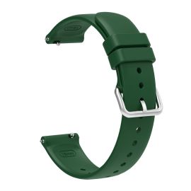 SILICONE Cserélhető szíj Xiaomi Watch S4 41mm okosórához, sötétzöld