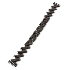 FLOWY Fém szíj Huawei Watch GT 4 41mm fekete okosórához