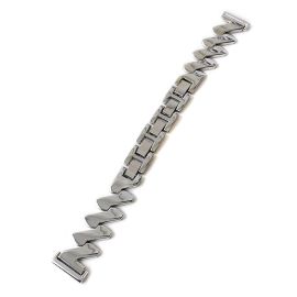 FLOWY Fém szíj Huawei Watch GT 4 41mm ezüst színű